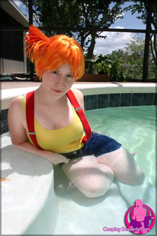 Cosplay Misty pelada parte 2