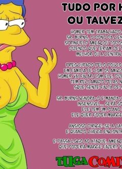 Marge Simpsons dando a buceta pro chefe do Homer – HQ