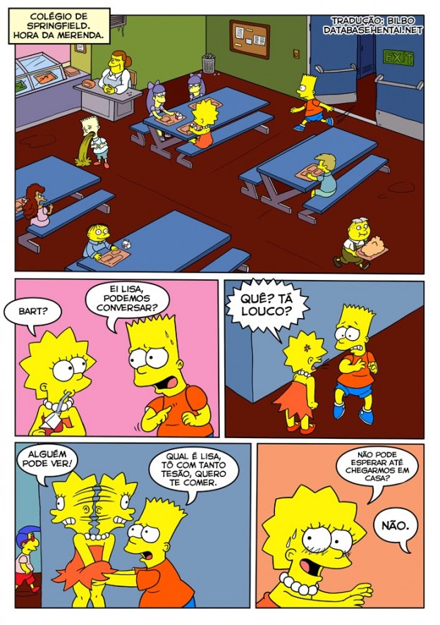 Bart e Liza – Sexo na escola – HQ