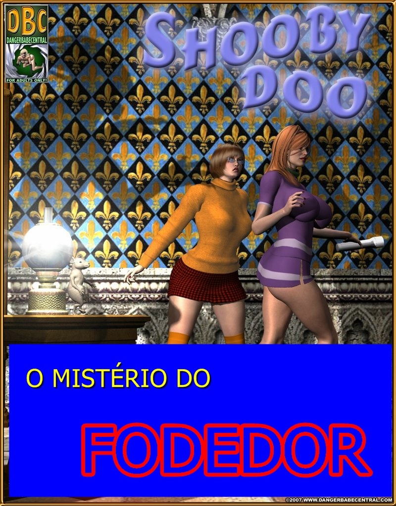 Scooby doo em O mistério do Fodedor - HQ 3D
