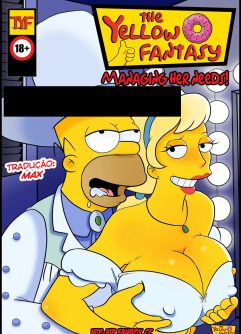 Homer Simpsons comendo a bela Lurleen