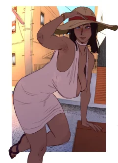 Nico Robin de one piece transando